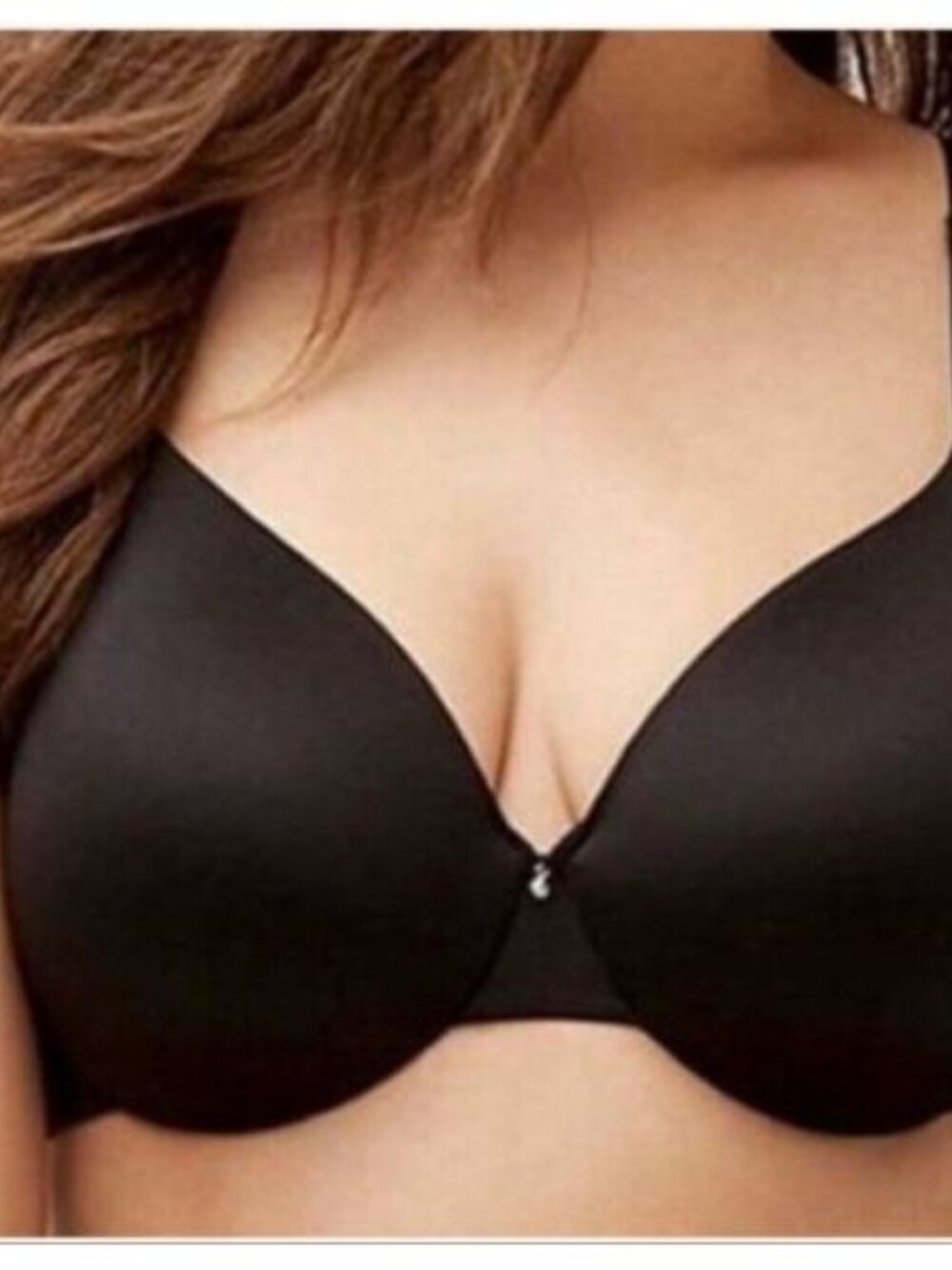 Lane Bryant Cacique Bra Invisible Backsmoother Full Coverage Black Size 44DD